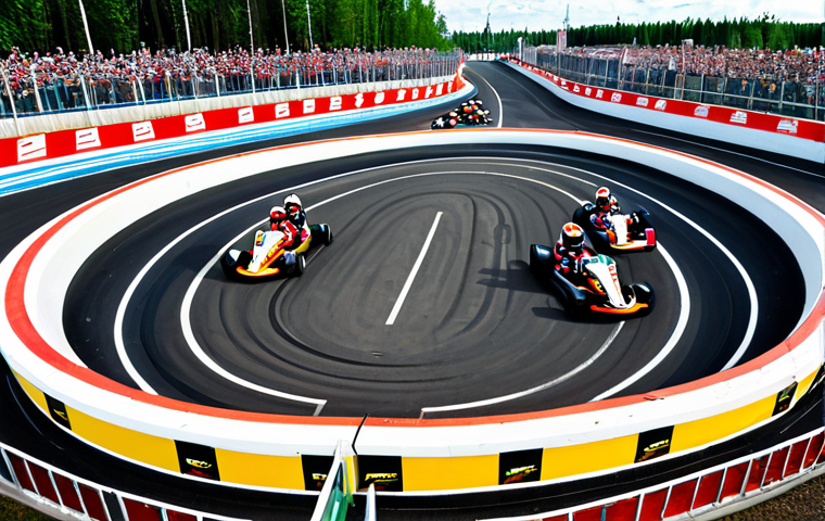 카트라이더 초보 유저를 위한 글로벌 공략 사례 - **Prompt:** A group of friends, fully clothed in casual, modest clothing appropriate for teens, laug...