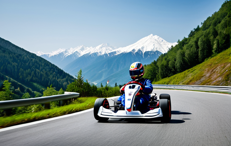 카트라이더 초보 유저와 드리프트 노하우 - **

A skilled race car driver in a professional racing suit, fully clothed, driving a high-performan...