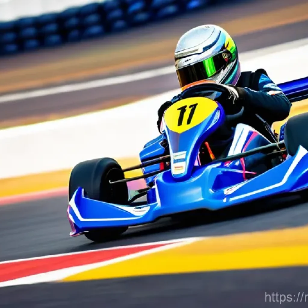 카트라이더 최고 속도 내는 법 - **Prompt 1: Dynamic Drift in Action**
    "A vibrant, dynamic action shot of a highly customized rac...