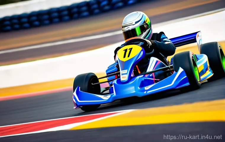 카트라이더 최고 속도 내는 법 - **Prompt 1: Dynamic Drift in Action**
    "A vibrant, dynamic action shot of a highly customized rac...