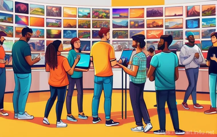 카트라이더 팬아트 대회의 성장과 성공 비결 - A focused young artist, gender-neutral, wearing comfortable casual clothes, sits at a desk in a cozy...