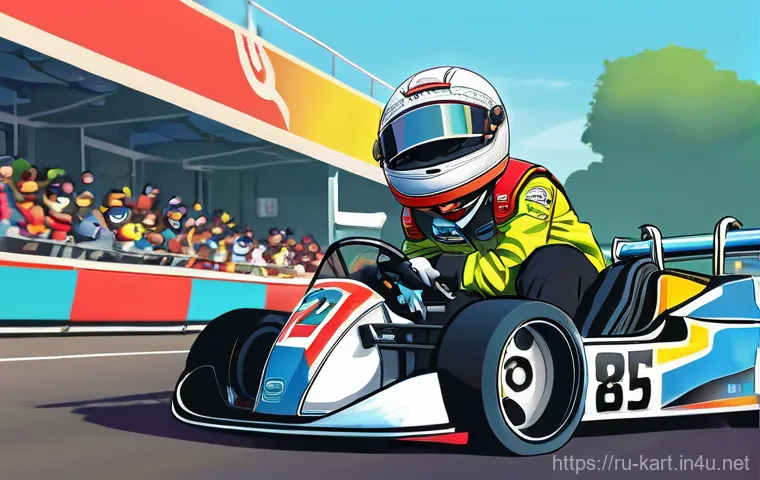 카트라이더 팬아트 이벤트의 특별한 이야기 - **Prompt:** An imaginative fan art piece showcasing a fantastical, futuristic underwater race track....