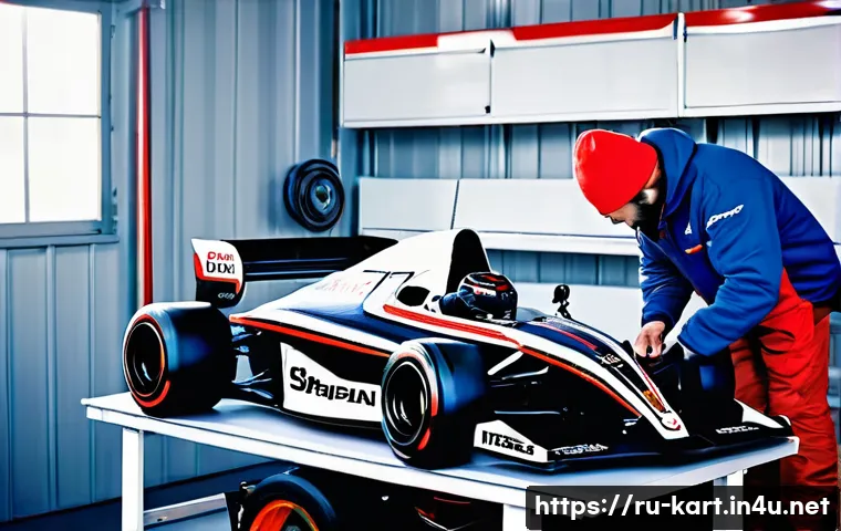 카트라이더 스피드전 차량 세팅 - **Tuner's Insight: The Art of Kart Adjustment**
    "A skilled kart racer, a male in his late 20s, w...