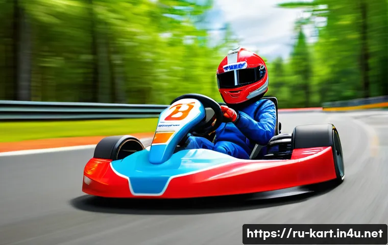 카트라이더 신규 유저 위한 FAQ - **Prompt 1: The Determined Rookie on KartRider Track**
    "A vibrant, high-detail 3D animated illus...