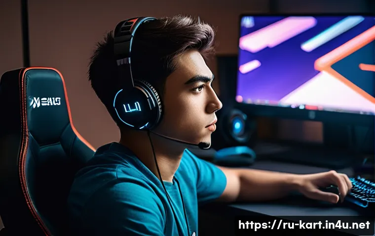 카트라이더 게임 중 악성 유저 대처법 - **Prompt 1: Focused Resilience Against Toxicity**
    A detailed, cinematic wide shot of a young mal...