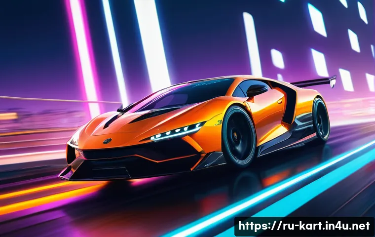 카트라이더 팬아트와 드리프트 비결 - A dynamic fan-art illustration of a Cart Rider character executing a smooth drift around a long, flo...