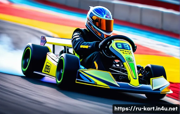 카트라이더 인기 트랙 추천 - A dynamic racing scene on a KartRider track named "Citadel of Speed," featuring long straightaways a...